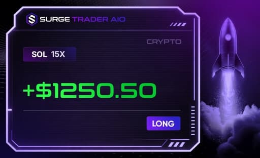 Crypto trade SOL 15X +$1,250.50